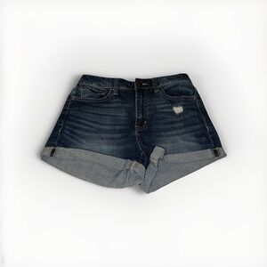SO blue high-rise denim shorts Size 5